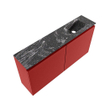 MONDIAZ TURE-DLUX Meuble de WC 100 cm Fire. Lavabo EDEN Lava position droite. Avec 1 trou de robinet. SW1103813