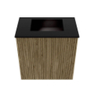 Mondiaz JOYA 40cm meuble de toilette - couleur Dusk - Vasque FAYE position Milieu Sans trou de robinet couleur Urban. SW1421641