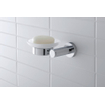Duravit D code porte-savon en verre droit chromé GA49406