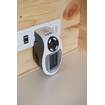 Eurom Plug in heater Radiateur céramique Prise murale 500 watts blanc noir SW486882
