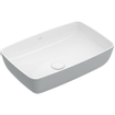 Villeroy & Boch Artis lavabo à poser - rectangulaire 58x38x12.5cm - sans trou de robinet sans trop-plein french linen SW68846