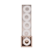 Hotbath &MORE Porte-rouleau de réserve encastré - 16x60x14cm - pour 6 rouleaux - cuivre brossé PVD SW1246096