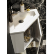Allibert corner set de lave-mains 58x53cm blanc brillant SW734271