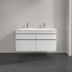 Villeroy & Boch Venticello meuble sous-lavabo - 115,3x59cm - 4x tiroir blanc brillant GA42623
