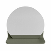 Mondiaz SPOT Miroir de salle de bain - rond 30cm - plan de miroir - couleur Armée SW1235482