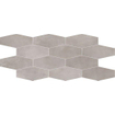 Ceralto Kubico Mozaiektegel - 30x60cm - 9.0mm - gerectificeerd - Silver SW222526