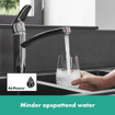 Hansgrohe Focus E2 keukenkraan met draaibare uitloop chroom 0450993