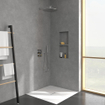 Villeroy & Boch Universal Showers douche principale - 35cm - Rond - chrome SW974370