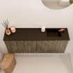 Mondiaz JOYA 100cm meuble de toilette - couleur Dusk - Vasque FAYE position Droite 1 trou de robinet couleur Urban SW1421655