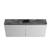 MONDIAZ TURE-DLUX meuble WC 120 cm Plata. Lavabo EDEN Lava position milieu. Avec 1 trou de robinet. SW1103991