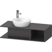 Duravit D-neo Meuble sous vasque 100x48x26cm sans tiroirs Graphite mat SW641201