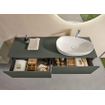 Villeroy & Boch Antao Lavabo - 65x40x14.6cm - asymétrique - sans trop-plein - Stone White mat SW917843
