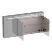 BRAUER Promise Deluxe armoire de toilette - 140x70x15cm - avec éclairage 3 portes miroir doubles - Bois Grège SW1203642