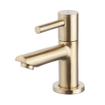 Wiesbaden Ensemble de lave-mains Rhea S mini avec lave-mains gauche quartz, robinet, siphon et bonde finition laiton brossé SW539016