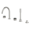 Grohe Atrio private collection 5-gats badrandmengkraan supersteel SW930042