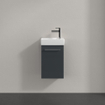 Villeroy & Boch Avento meuble sous-lavabo 1 porte 34x51.4x20.2cm gauche crystal grey SW448409