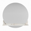 Mondiaz SPOT Miroir de salle de bain - rond 70cm - plan de miroir - couleur Frappe SW1233167