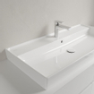 Villeroy & Boch Collaro lavabo-meuble - 100x47cm - avec trop-plein 1 trou de robinet CeramicPlus blanc SW358336