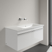 Villeroy & Boch Venticello Lavabo pour meuble - vasque à droite sans trou de robinetterie - 100x50cm - trop-plein - blanc 1025136