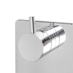 Wiesbaden Caral Ensemble de finition thermostat encastré 2 voies chrome SW62492