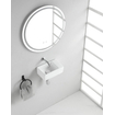 Wiesbaden Rhea XXS lavabo sans trou de robinet droit 30,5 x 18 x 11 cm céramique brillant blanc SW10644