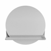 Mondiaz SPOT Miroir de salle de bains - rond 50cm - tablette de miroir - couleur Plata SW1235580