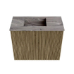 Mondiaz JOYA-DLUX Meuble de toilette 50cm - couleur Dusk - Vasque FAYE position Gauche Sans trou de robinet couleur Sombra. SW1426116