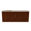 Mondiaz JOYA-DLUX 100cm toiletmeubel - kleur Ruby - Wastafel FAYE positie Links 1 kraangat kleur Arena. SW1425295