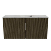 Mondiaz JOYA-DLUX 80cm toiletmeubel - kleur Shadow - Wastafel FAYE positie Midden 1 kraangat kleur Glace. SW1426213