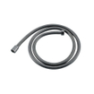 FugaFlow Eccelente Acces Ensemble de douche de tête encastré - thermostatique - bras mural - douche de tête 25cm - douchette ronde - flexible de douche en métal - Gunmetal PVD brossé SW1450650