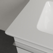 Villeroy & Boch Venticello Meubelwastafel - zonder kraangat - 80x50cm - overloop - ceramic - wit OUTLETSTORE STORE43890