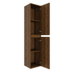 Saniclass Holz Atelier Armoire haute - 180x38x38cm - 2 portes - Walnut pure SW1420818