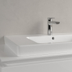 Villeroy et Boch Subway 2.0 Lavabo pour meuble meulé 80x47cm avec trou pour robinetterie avec trop plein blanc 1025016