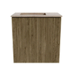 Mondiaz JOYA-DLUX 40cm meuble de toilette - couleur Dusk - Vasque FAYE position Gauche 1 trou de robinet couleur Saba. SW1426034