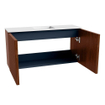 Mondiaz JOYA 80cm toiletmeubel - kleur Ruby - Wastafel FAYE positie Midden 1 kraangat kleur Talc. SW1421769