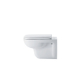 Duravit D-code WC-zitting 43.8x35.9x5cm met softclose - Kunststof - glans wit 0315128