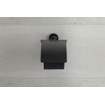 Duravit Starck T Toiletrolhouder - met klep - zwart mat SW297081