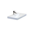 HR badmeubelen Just Lavabo - 81x46x7.5cm - 1 trou de robinet - céramique blanche SW457622