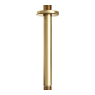 Brauer Gold Carving Regendoucheset inbouw - hoofddouche 20cm - plafondarm 20cm - 3 carving knoppen - handdouche rond 3 standen - - PVD - geborsteld goud SW715602