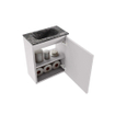 MONDIAZ TURE-DLUX meuble WC 40 cm Cale. EDEN lavabo Lava position milieu. Sans trou de robinet. SW1103667