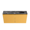 MONDIAZ TURE-DLUX meuble WC 100 cm Ocher. Lavabo EDEN Lava position droite. Avec 1 trou de robinet. SW1103889