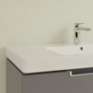 Villeroy & Boch Subway 2.0 lavabo meuble - 100x47cm - 1 trou de robinet avec trop-plein ceramic blanc 1024059
