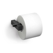 Zack Carvo Toiletrolhouder - zonder klep - zwart SW377903