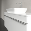 Villeroy & Boch Venticello wastafelonderbouwkast met 1 lade voor opzetwastafel links 95.7x50.2x43.6cm glans wit 1025483