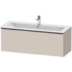 Duravit D-neo Meuble sous vasque 121x46.2x44cm 1 tiroir Taupe mat SW640606