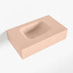 Mondiaz LEX Fontein - 50x30x12cm - wasbak Links - zonder kraangaten - solid surface - Rosee SW1026053