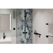 Hansgrohe Activera S ensemble de douche 95 - 2 jets - EcoSmart - avec barre coulissante varia 105cm - noir mat SW1387923