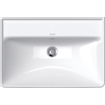Duravit D-Neo lavabo 65x44x17cm 1 trou de robinet rectangulaire Céramique Blanc SW640438