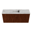 Mondiaz JOYA-DLUX Meuble de toilette 90cm - couleur Ruby - Vasque FAYE position Milieu 1 trou de robinet couleur Glace SW1423560