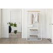 Brabantia Linn porte-vêtements - grand - 99.5x57x190cm - blanc SW538477